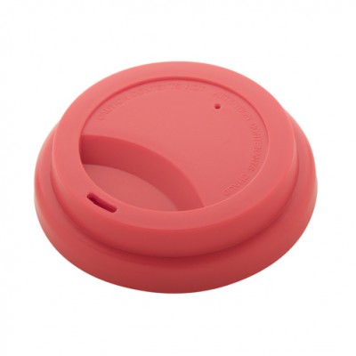 CreaCup egyediesíthető thermo bögre, fedő, piros